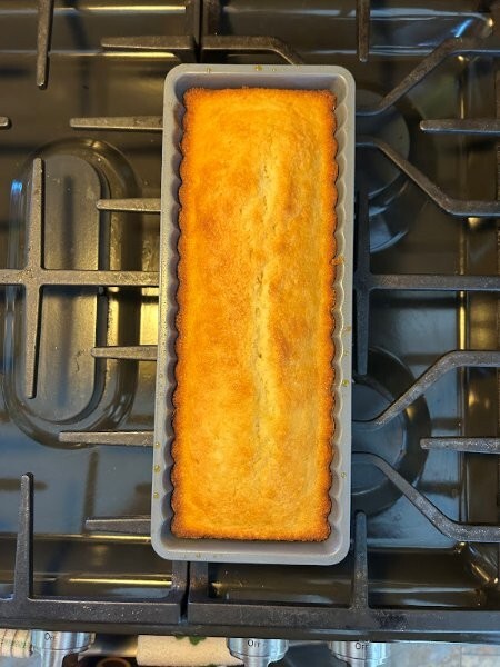 Swedish Almond Cake Step 8: Bake 40 to 50 minutes until a toothpick inserted in the middle comes out clean.